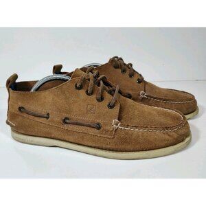 Sperry Top-Sider x J-Crew Nubuck Chukka Ankle Boots Mens 10.5 M Chestnut 0824979